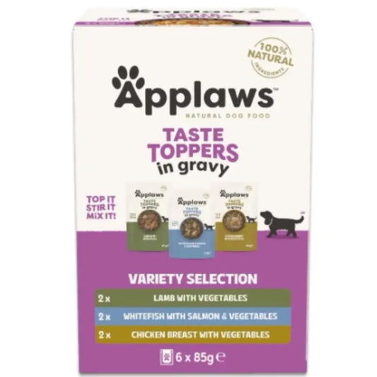 Applaws Dog Assorted Sauce Topper Multipack, 6x85g