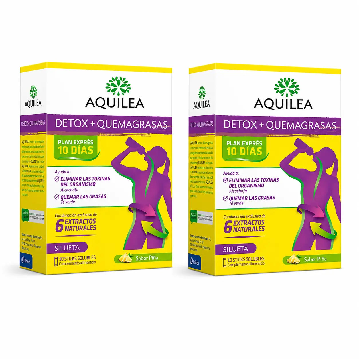 Aquilea Detox 10 Sticks, pack of 2