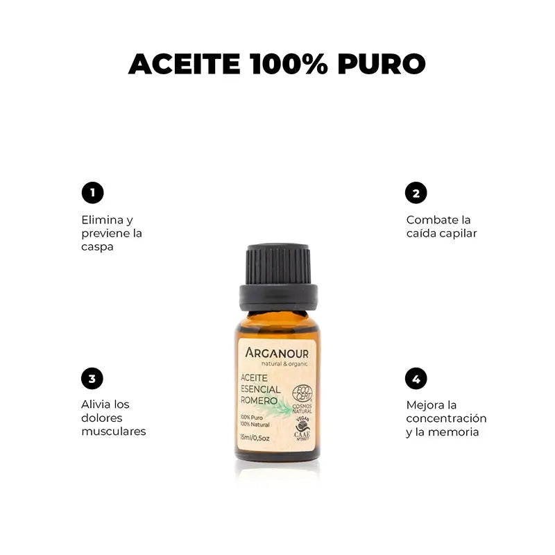 Arganour Essential Oil Rosemary Essential Oil, 15 Ml