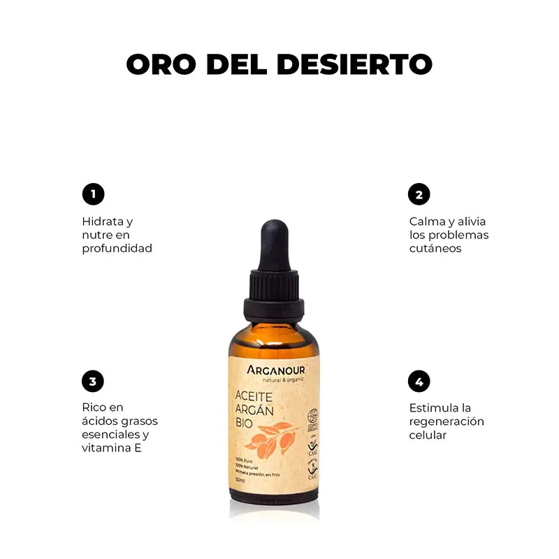Arganour Vegetable Oil Argan Oil, 50 Ml