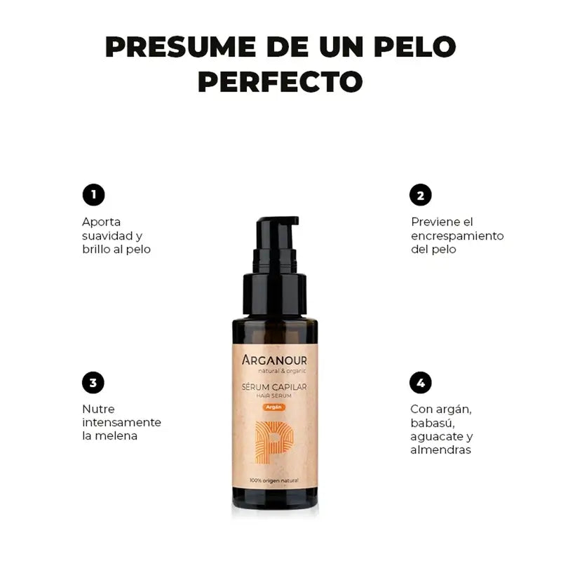 Arganour Capillary Nourishing Hair Serum, 50 Ml