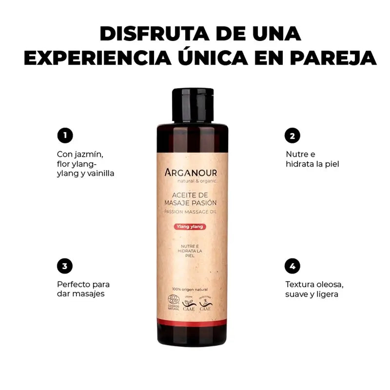 Arganour Body Massage Oil Passion, 200 Ml