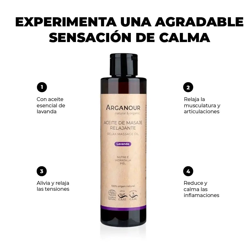 Arganour Body Relaxing Massage Oil, 200 Ml