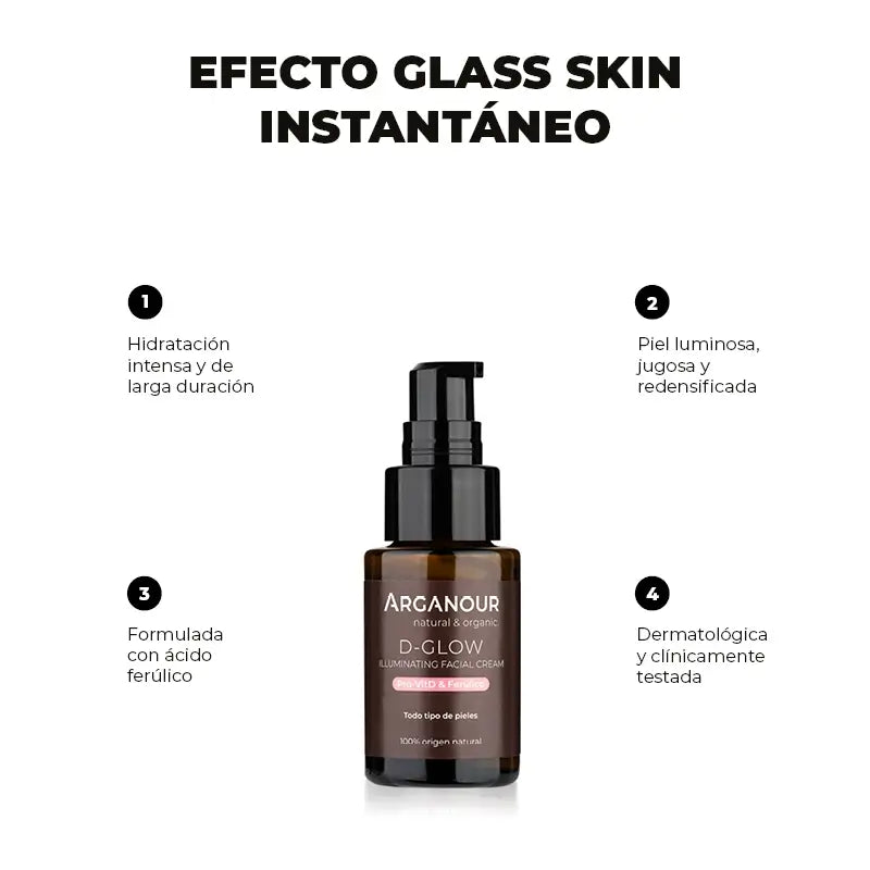 Arganour D-Glow - Illuminating Face Cream, 30 Ml