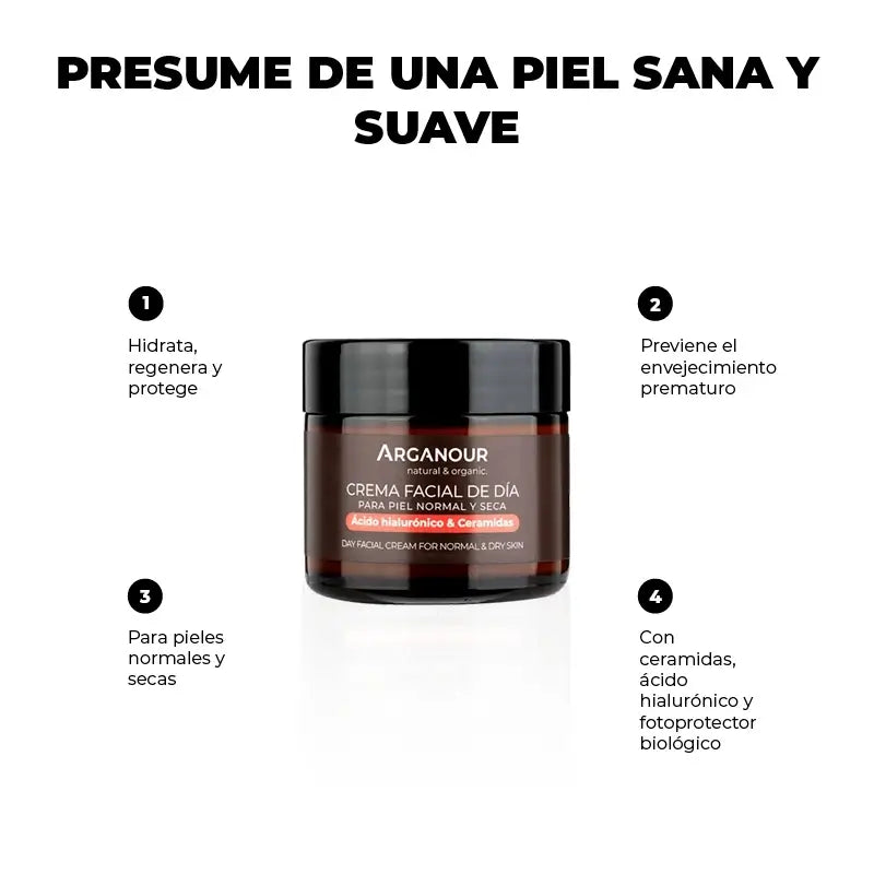 Arganour Facial Anti-Aging Day Cream, 50 Ml