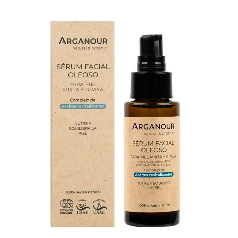 Arganour Facial Nourishing Facial Serum Oily/Mixed Skin, 50 Ml