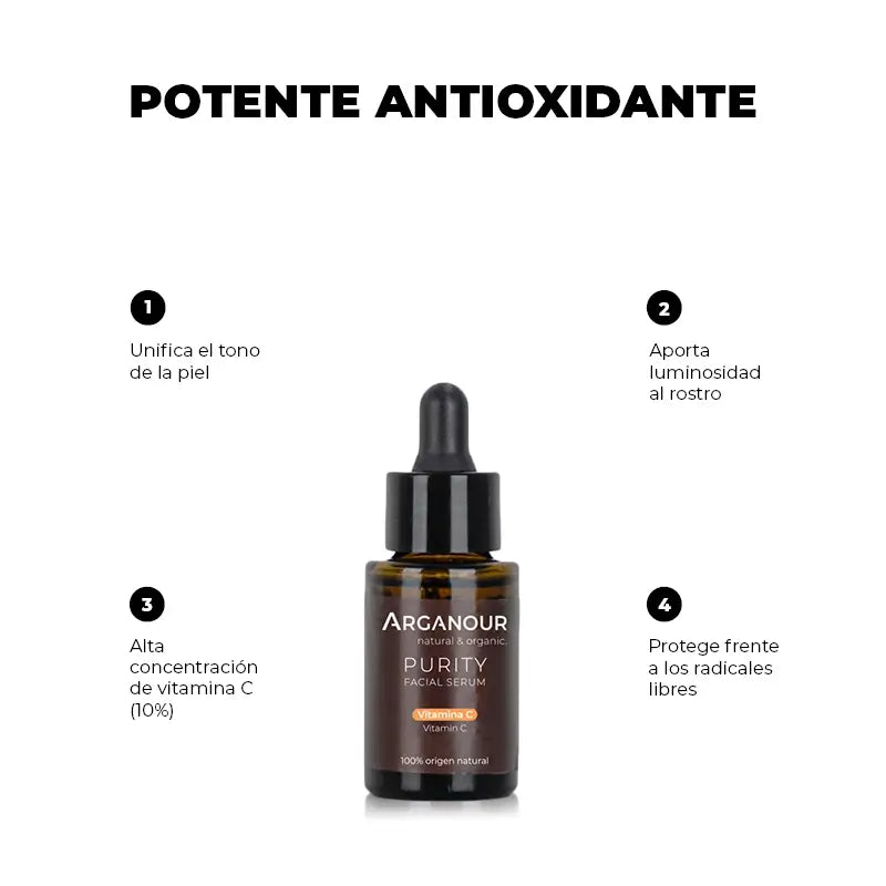 Arganour Facial Purity Vitamin C Facial Serum, 30 Ml
