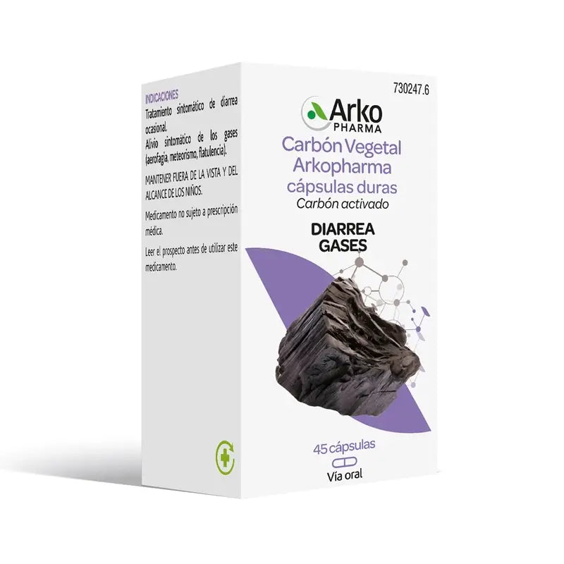 Arkocápsulas Charcoal 45 Capsules Arkopharma