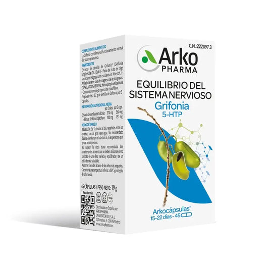 Arkocapsules Grifonia – 5-HTP 85-Hydroxytryptophan, 45 capsules