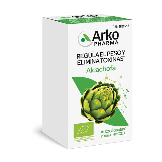 Arkopharma Arkocápsulas Artichoke Bio, 40 Capsules