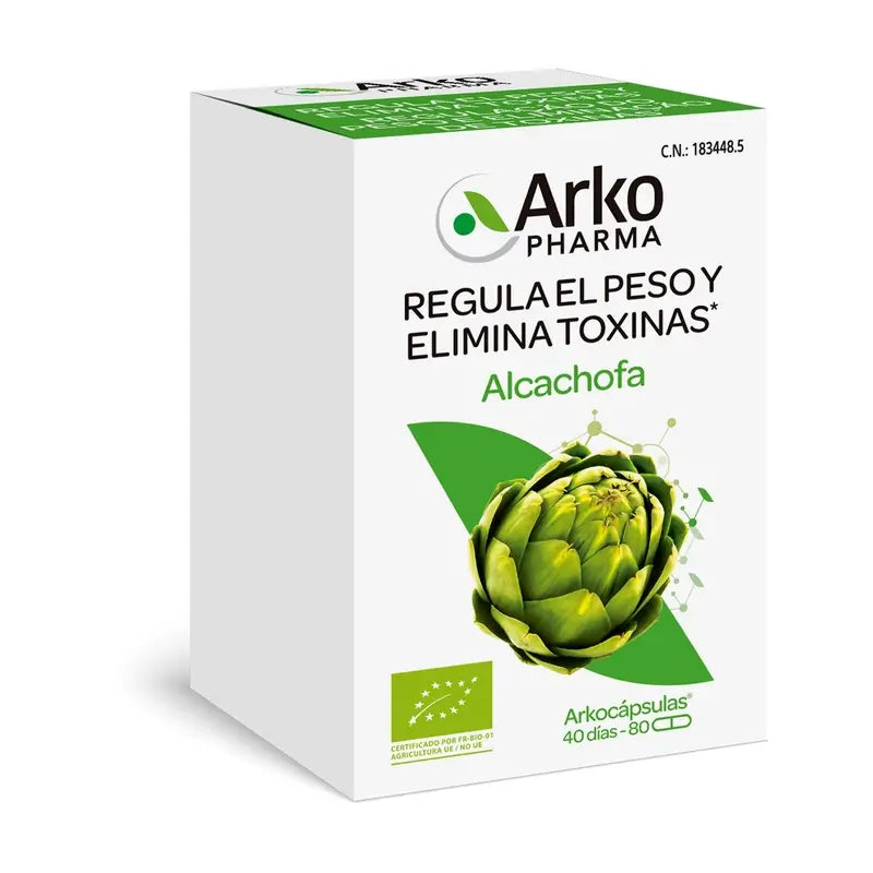 Arkopharma Arkocápsulas Artichoke Bio, 80 Capsules
