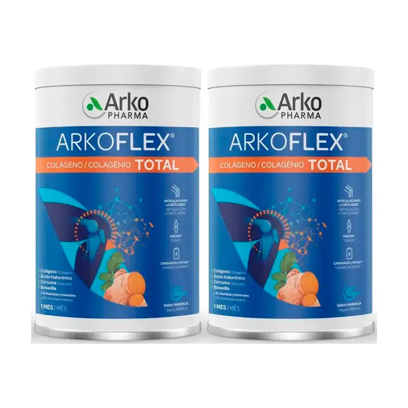 Arkopharma Arkoflex Collagen Total Orange Flavour, 2X390g