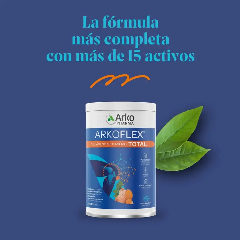 Arkoflex Dolexpert Forte 360º Collagen Orange Flavour 390g Arkopharma Pack