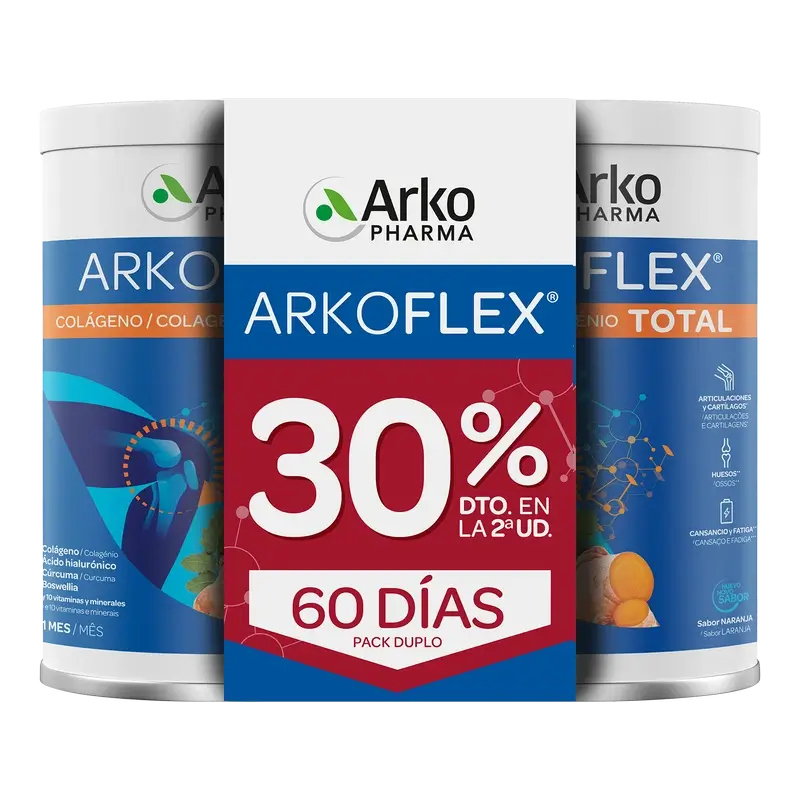 Arkoflex Dolexpert Forte 360º Collagen Orange Flavour 390g Arkopharma Pack