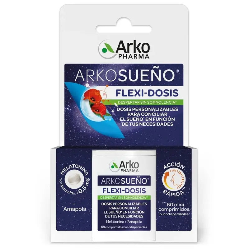 Arkopharma Arkosueño Flexi-Dose 60 Mini Sublingual Tablets