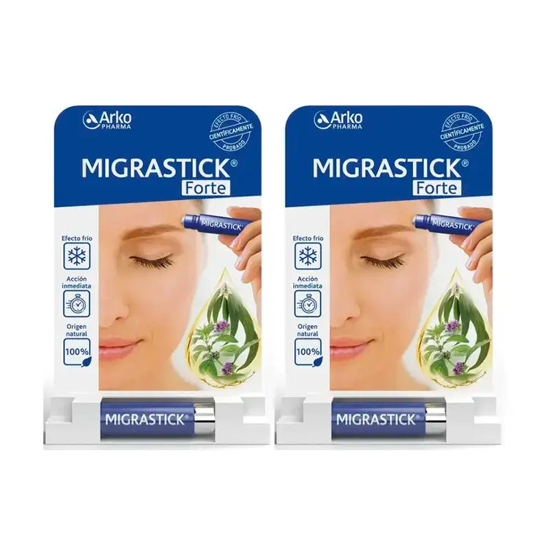 Arkopharma Migrastick Forte Roll-On Headache, 2X3Ml