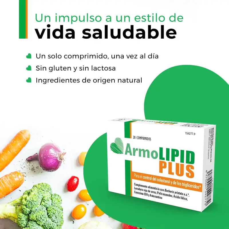 Armolipid Plus Cholesterol & Triglycerides Control, 20 Capsules