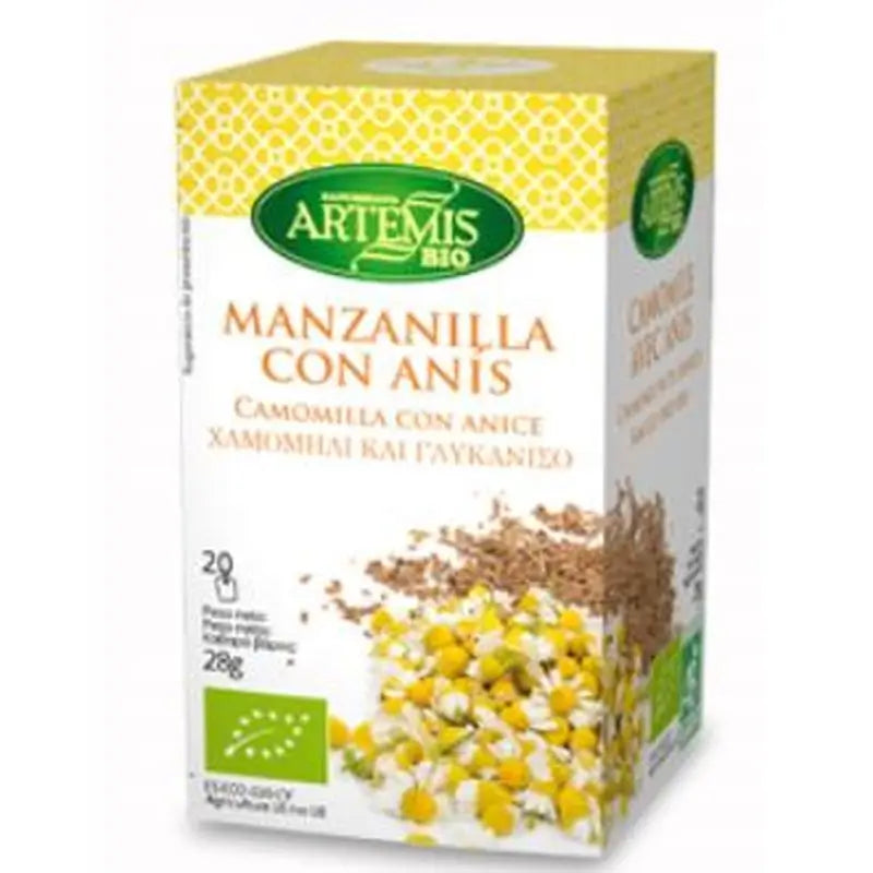 Artemis Bio Chamomile With Aniseed Infusion 20Sachets