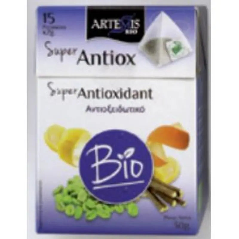Artemis Bio Super Antiox Infusion 15Pyramid Sachets. Bio