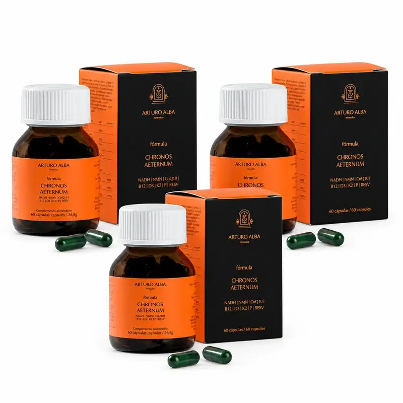 Arturo Alba Chronos Aeternum, 60 capsules, pack of 3