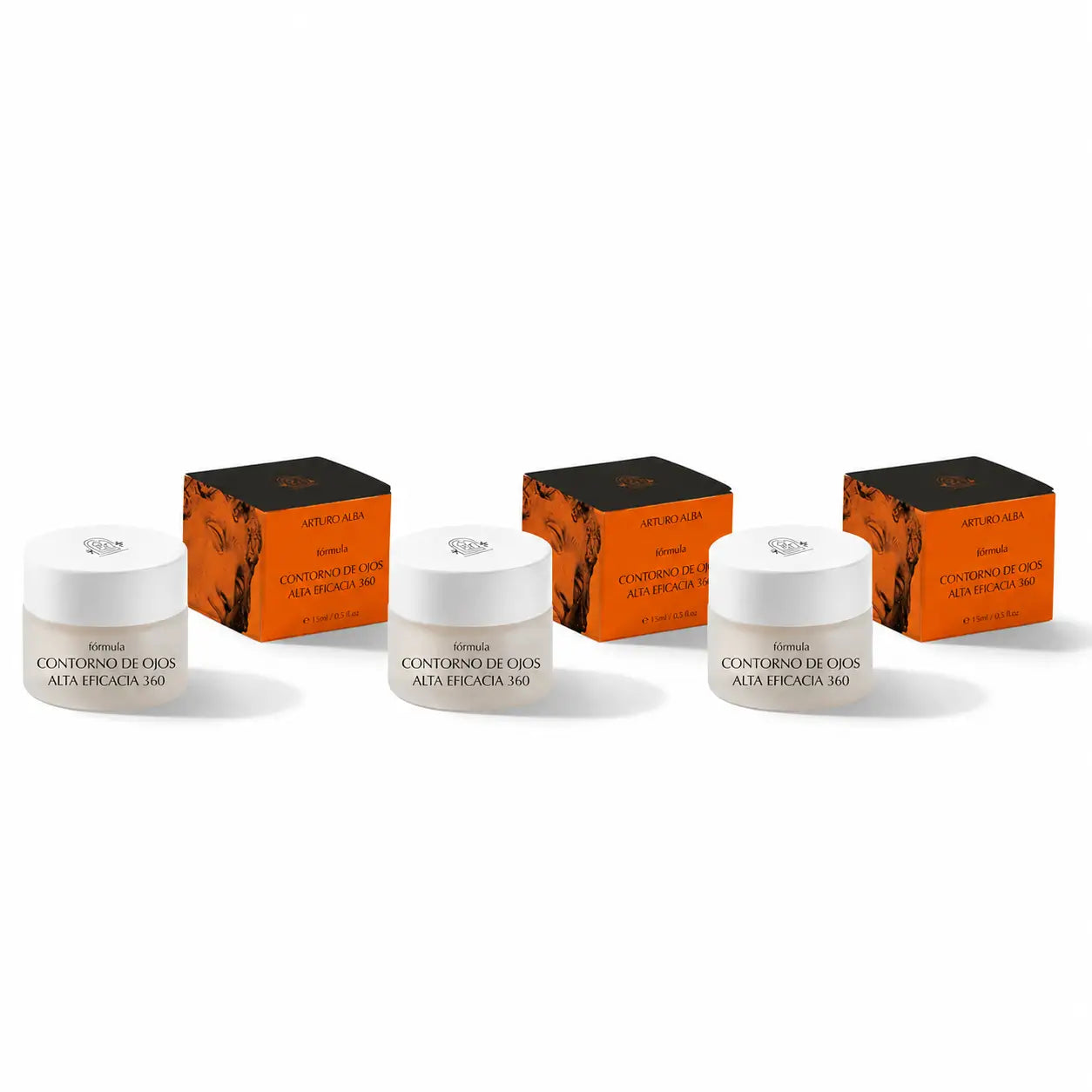 Arturo Alba High-Performance 360 Eye Contour Cream, 15 ml, pack of 3
