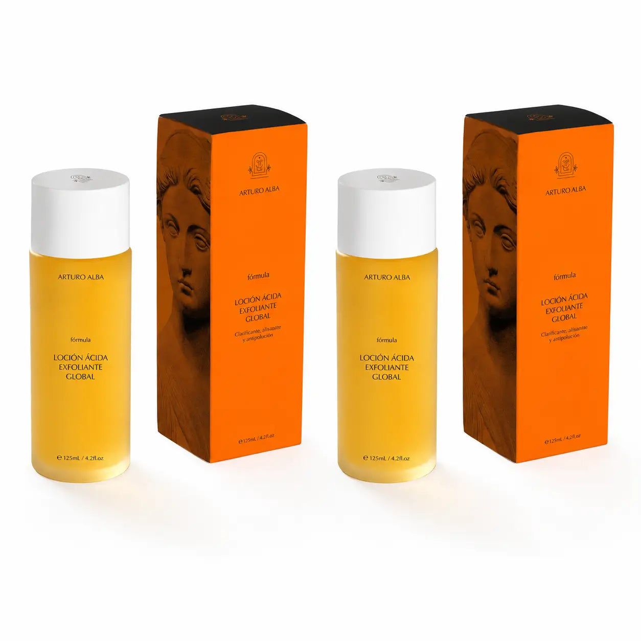 Arturo Alba Formula Global Exfoliating Acid Lotion 125ml, pack of 2