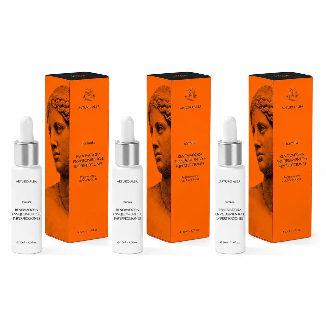 Arturo Alba Anti-Ageing and Blemish Treatment 30ml, pack of 3
