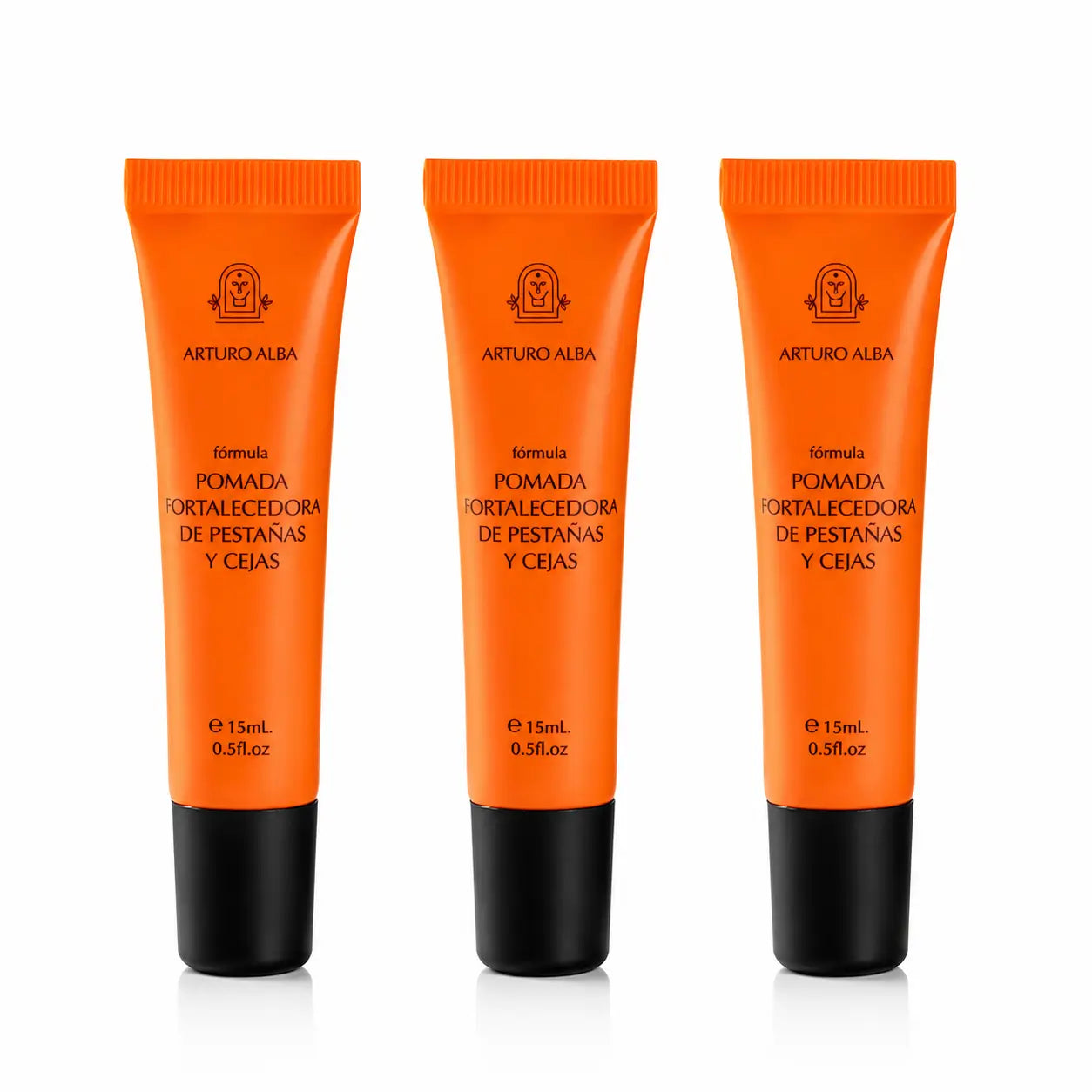 Arturo Alba Eyelash and Eyebrow Strengthening Balm, 15 ml, pack of 3