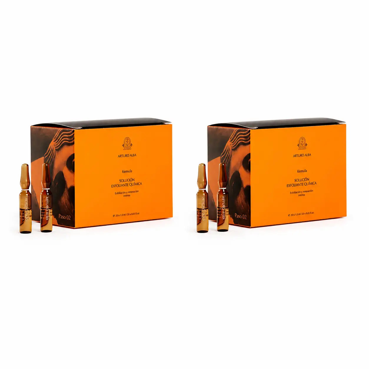 Arturo Alba Chemical Exfoliating Solution, 20 vials x 150 ml, pack of 2