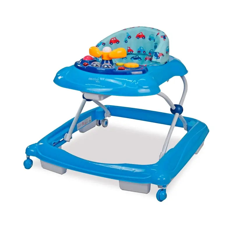 Asalvo Walking Frame Cars Blue