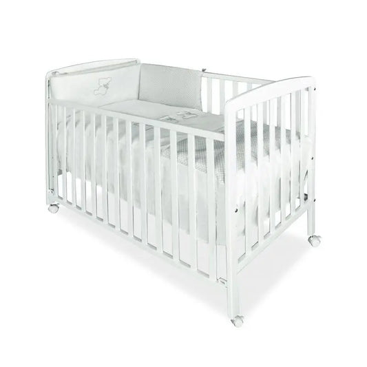 Asalvo Beech Wooden Cot 120X60Cm