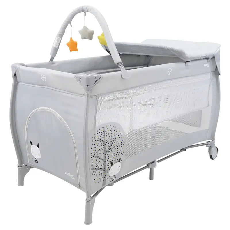 Asalvo Travel Crib Complete Nordic Travel Cot 18