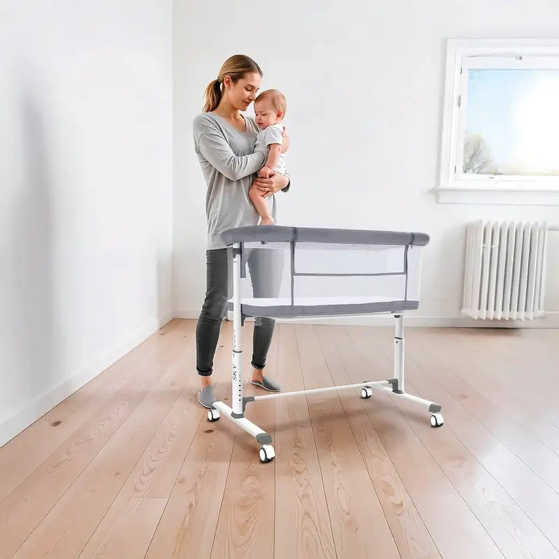 Asalvo Minicuna De Colecho Sky Grey