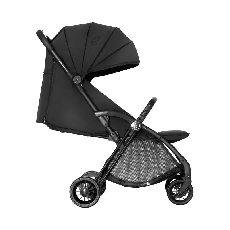 Asalvo Stroller Plis Plas Black with Black Chassis