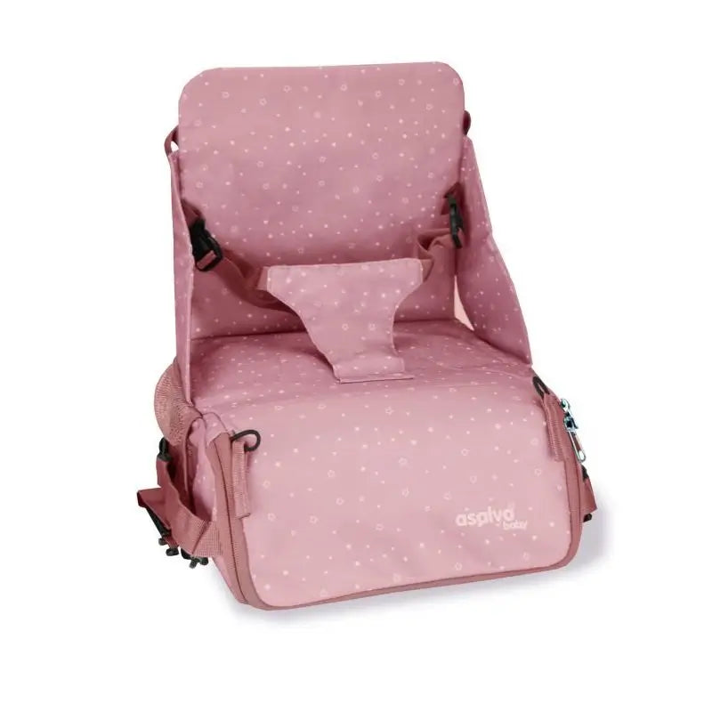 Asalvo Highchair Travel Bag Hummus Pink Stars Bag