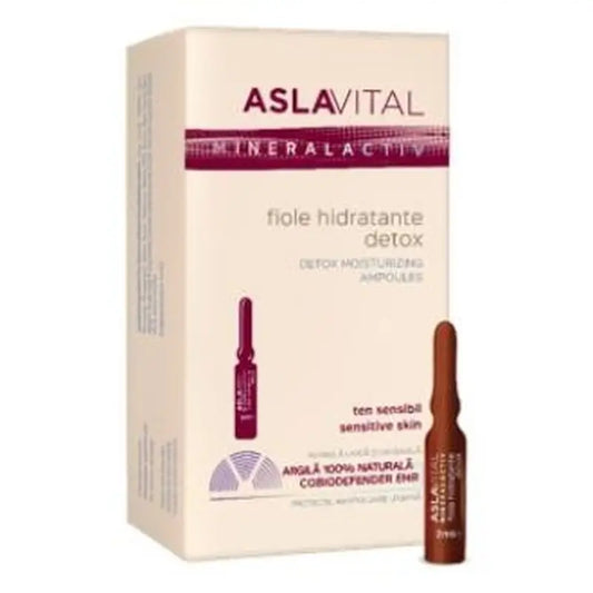 Asla Vital (Dr. Ana Aslan) Detox Hydrating Ampoules 7Amp.