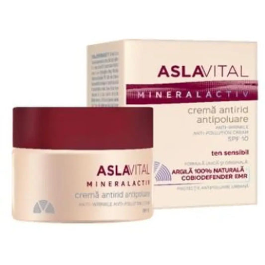Asla Vital (Dr. Ana Aslan) Anti-Wrinkle Anti-Pollution Cream Fps10 50Ml.