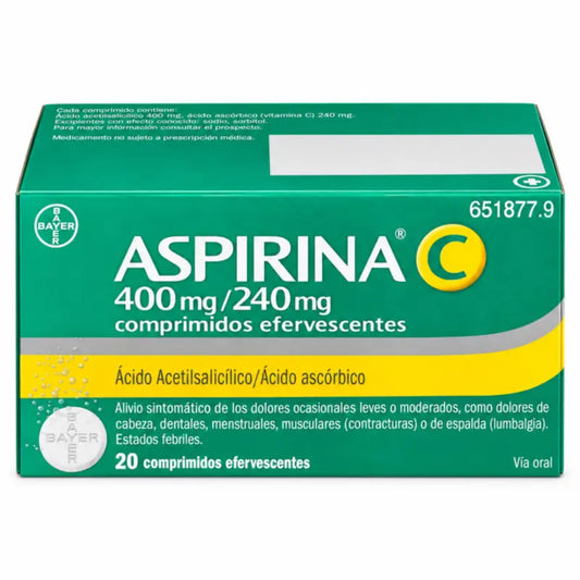 Aspirin C, 20 Effervescent Tablets