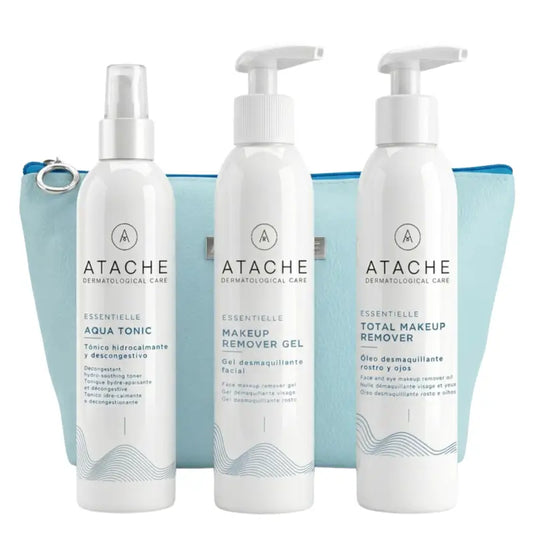 Atache Toiletry Bag Cleansing Essentielle Oil+Gel+Tonic.