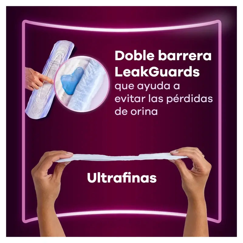 Ausonia Discreet Day & Night Ultra Urine Loss Pads, 12 Units