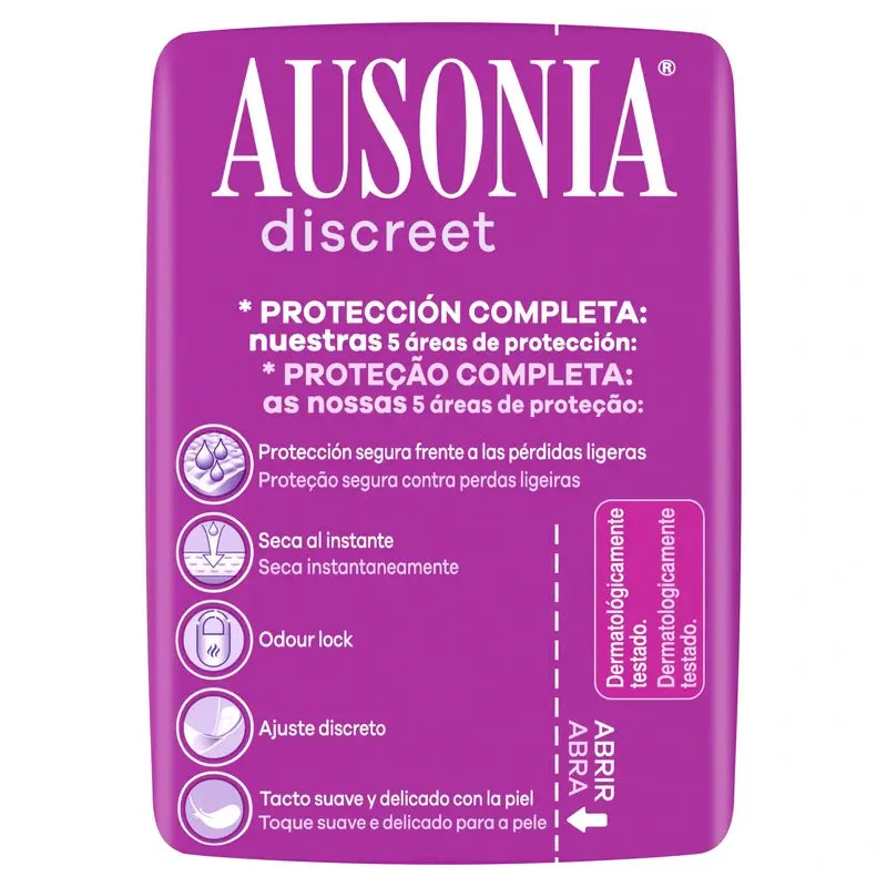 Ausonia Discreet Pads for Normal Urine Leakage, 14 Units