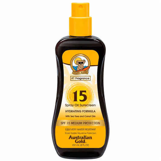 Australian Gold Bronc.Oil Spray Spf-15, 237 ml