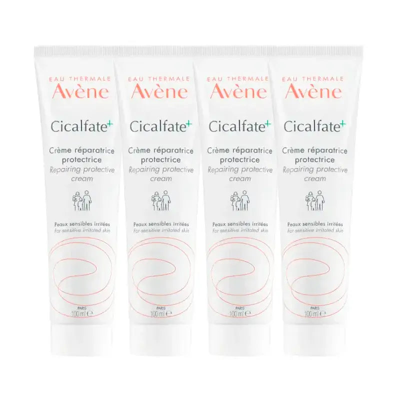 Avène Cicalfate Repair Cream, Pack 4 x 100 ml