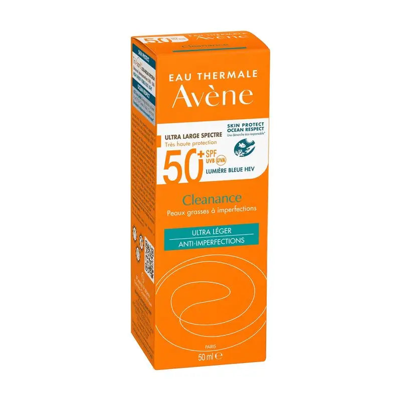 Avène Cleanance Solar SPF 50+, oily skin, 50 ml