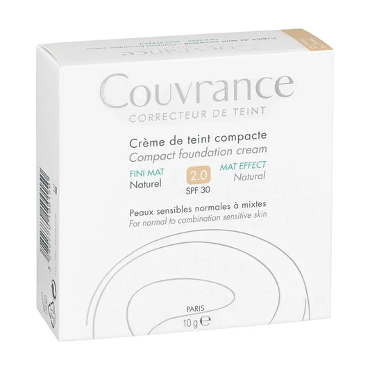 Avène Couvrance Compact Cream Matte Finish Natural