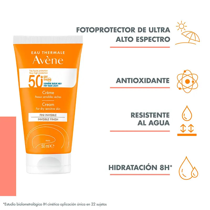 Avène Sunscreen SPF 50+ 50 ml