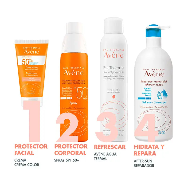 Avène Sensitive Skin Sunscreen SPF 50+ Colour 50 ml