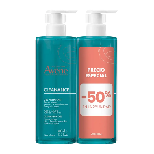 Avène Eau Thermale Cleanance Cleansing Gel 2 X 400 Ml