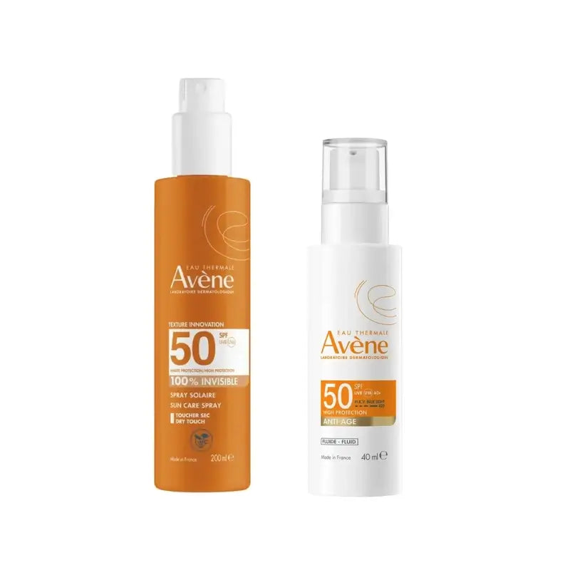Avène Expert Anti-Ageing Spf50 40 Ml + Invisible Spray Spf 50 200 Ml
