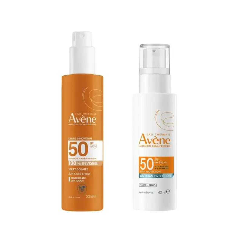 Avène Expert Anti-Imperfections Spf50 40 Ml + Invisible Spray Spf 50 200 Ml